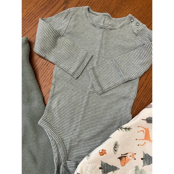 Little Planet Organic By Carters Sweater Romper Outfit 18m - Picture 4 of 9